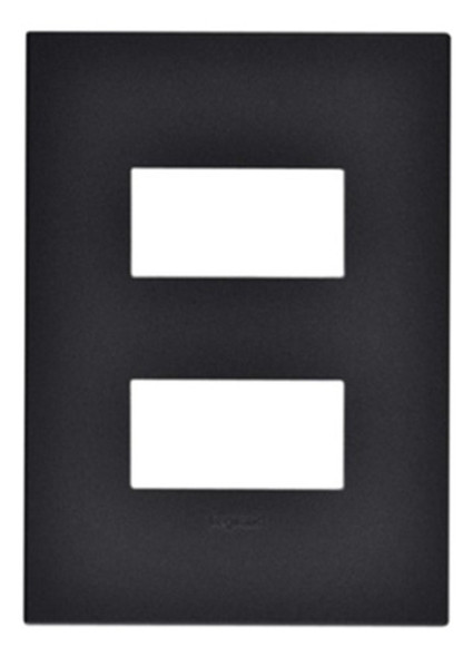 Placa 4x2 1x1 Posto Quadrados Grafite Arteor Legrand 0
