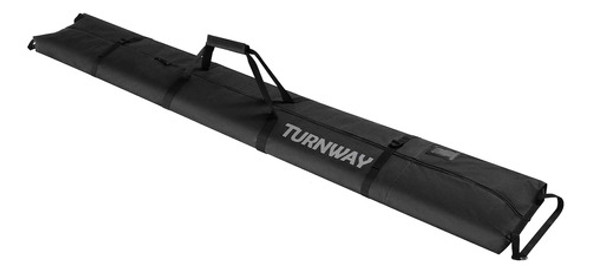 Funda Para Transportar Esquis Hasta 215 Cm Bastones Negra 0