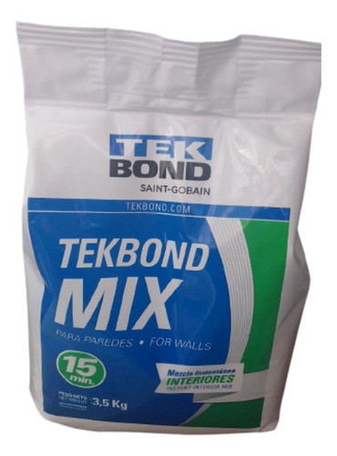 Enduido Repara Rajaduras Agujeros 3.5kg Tek Bond 0