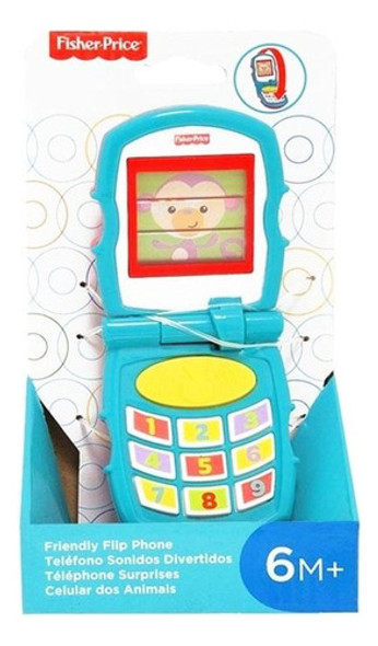 Telefono Con Sonidos Divertidos Fisher Price +6meses 0