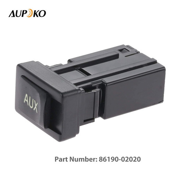 Adaptador De Puerto Auxiliar Compatible Con Toyota Camry 1