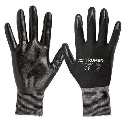 Guantes Mecánico Nylon-palma Nitrilo        Truper Gux-nit-c 0