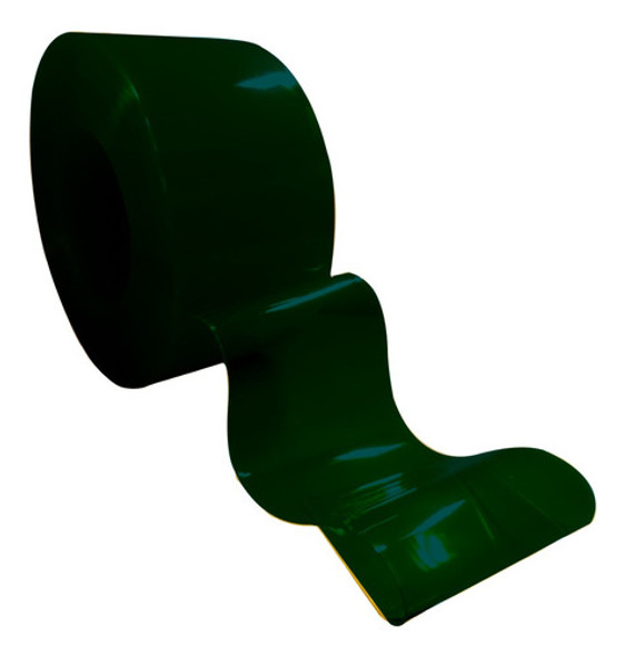 Cortina Pvc Verde Para Solda 2,10 X 1,20 Lado A Lado 1