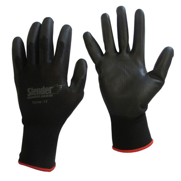Guant.mecánico Nylon-palma Poliur. T:11 (paq:12un)  Slender 0 Guant.mecánico Nylon-palma Poliur. T:11 (paq:12un)  Slender 0