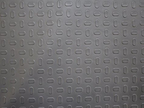 Alfombra Piso Simil Goma Poroto En Rollo Acho 1,40m Plata 0