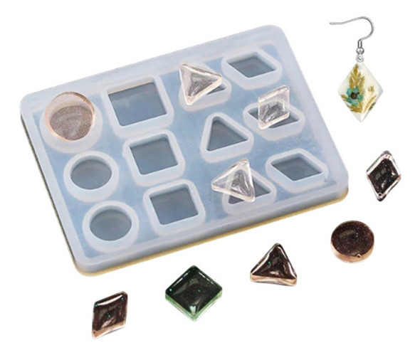 Molde Silicona Para Resina Figuras Geométricas 0