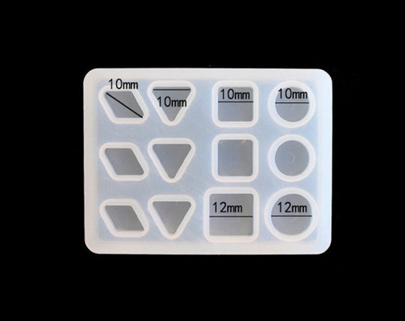 Molde Silicona Para Resina Figuras Geométricas 1