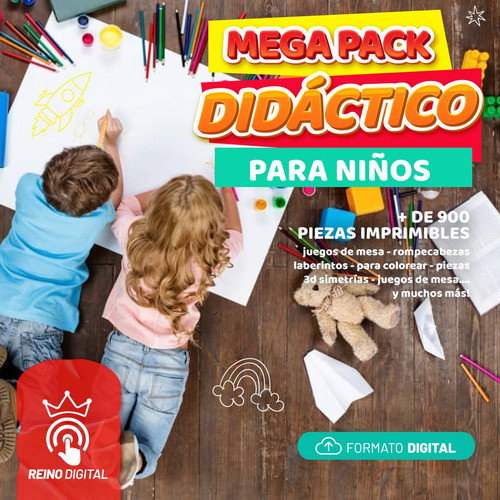 Mega Pack Didáctico Para Niños Imprimible 0