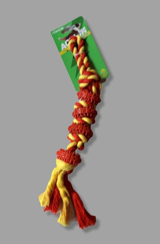 Juguete Perro Soga Trenzada Con Discos Cancat 1