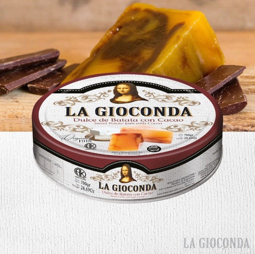 Dulce De Batata Con Cacao X700g En Lata - La Gioconda X3 1