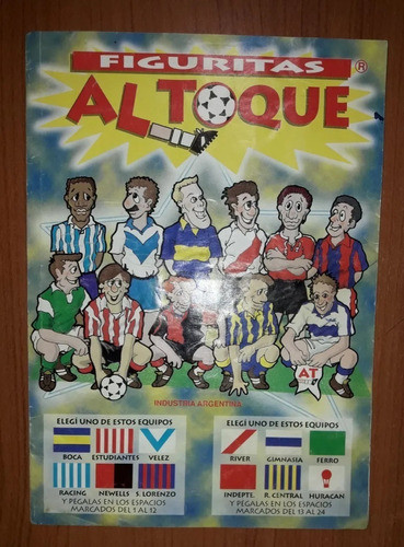 Álbum De Figuritas Al Toque 46 Figuritas Pegadas Año 1990 0