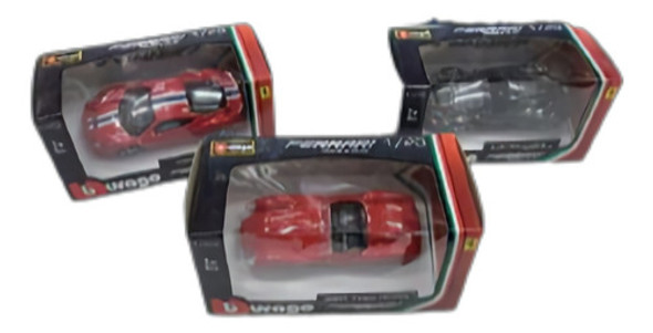 Ferrari 1/43 Burago Coleccionables Varios Modelos En Caja 0