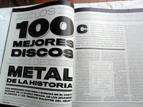 Rolling Stone 240 * Los 100 Mejores Discos De Metal 1