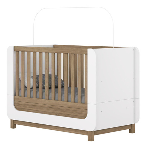 Berço Mini Cama Aconchego Branco/jequitibá - Henn 0