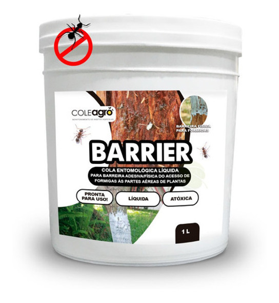 Cola Entomológica Barrier  Bloqueio De Formigas Coleagro 1l 0
