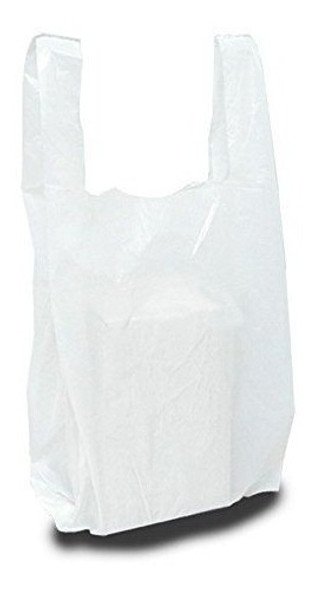 Bolsa Camiseta Transparente Resistente 48x40cm 100 Unidades 1
