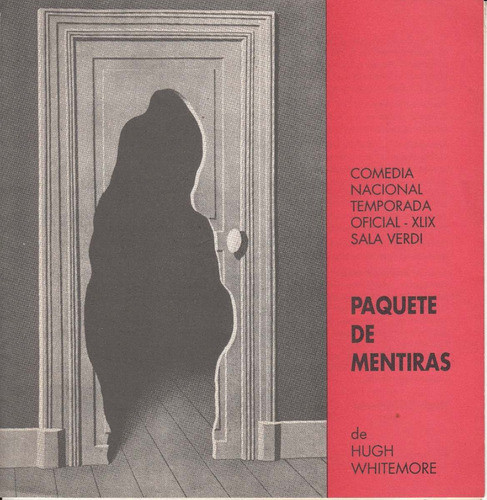 1995 Programa Teatro Comedia Nacional Sala Verdi Whitemore 0