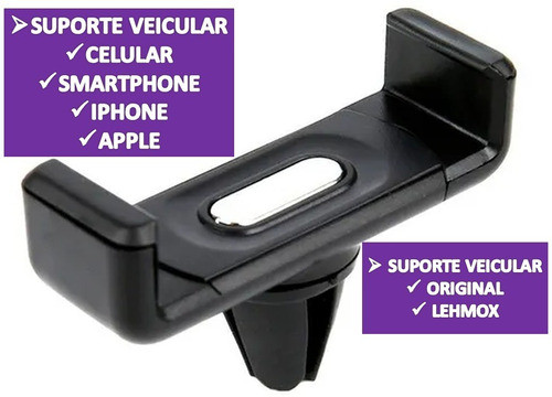 Suporte Veicular Celular Carro Android Samsung iPhone Xiaomi 0