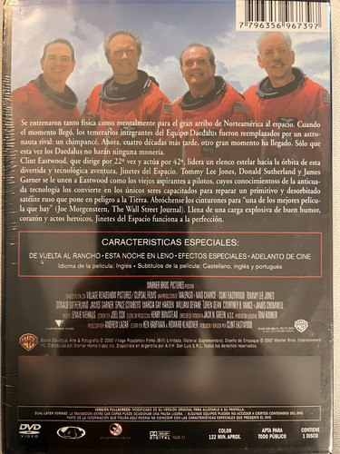 Dvd Jinetes Del Espacio / Space Cowboys 1
