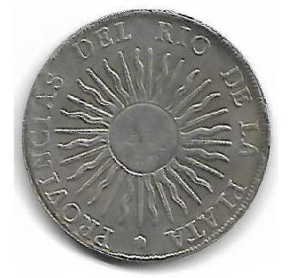 Moneda  Argentina 8 Reales 1813 Replica Alpaca/plata Palermo 1