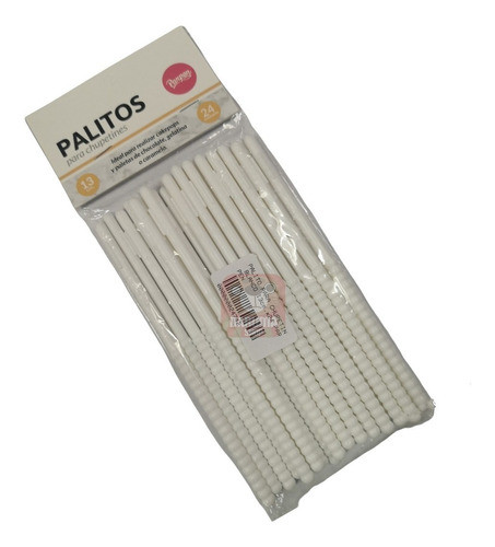 Palito Para Chupetin Cakepop 13cm Blanco X24 Parpen Belgrano 0
