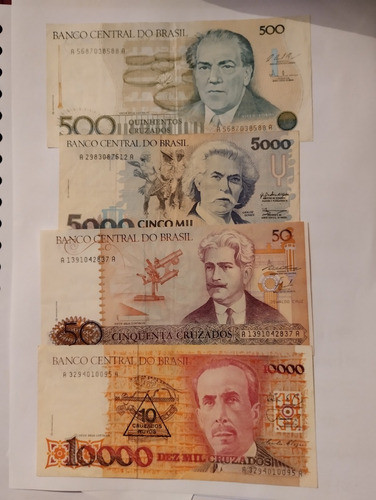 Lote De Billetes Brasileros 0
