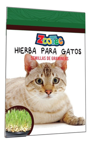 Hierbas Para Gatos Semillas De Gramineas 80 Gr Zootec 0