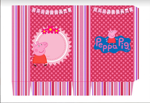 Kit Imprimible, 100% Editable  Peppa Pig - Candy Bar 0