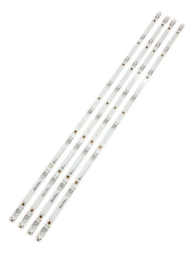 Kit De 4 Tira De Led 8 Leds Noblex Dj43x6500 77,9cm / 3v 0