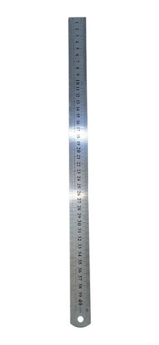 Regla Metálica 40cm Snauzer Pie  Metalico  Tl14033 1