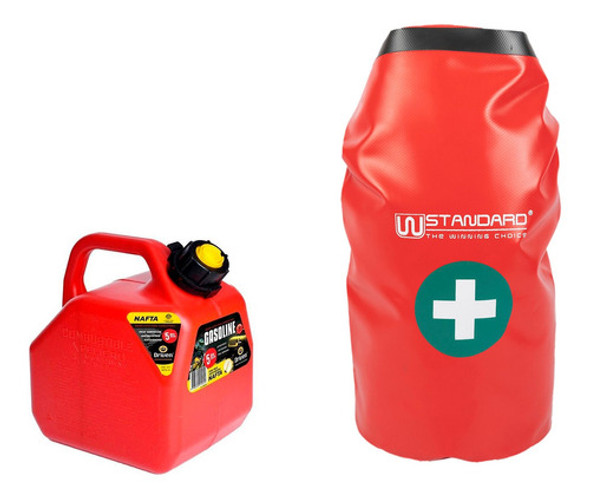 Botiquin Estanco Rojo + Bidon 5l Rojo 0