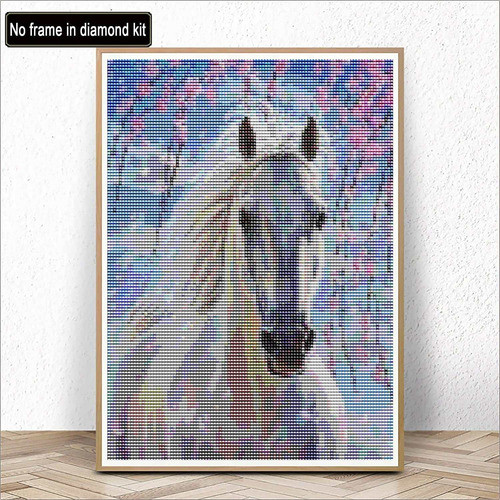 Kit De Pintura De Diamante 5d Para Manualidades Con Caballo 1