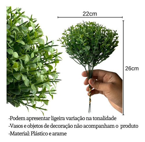 9 Buquês De Mini Picks Artificiais (54 Hastes Total) 26cm 1