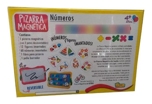 Pizarra Magnetica Imantada Con Números Reversible Implas 1