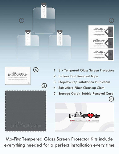 3 Vidrios Templados Para Garmin Forerunner 35 & 30 0