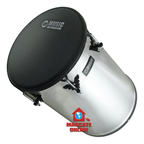 Rebolo Reto 12 Pol Alumínio Samba Music Tantam Corte Timba 0