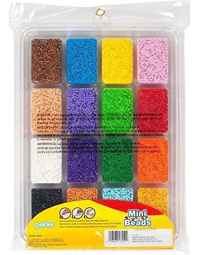 Perler Colours Mini Beads, 16000pcs, Bandeja Grande De Veran 1