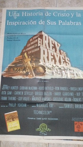 Poster Pelicula ** El Rey De Reyes ** Año 1961 -  Unico 0