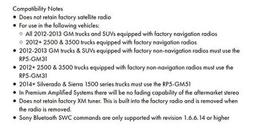 Interfaz De Reemplazo De Radio Pac Rp5-gm31 Con Retención In 1