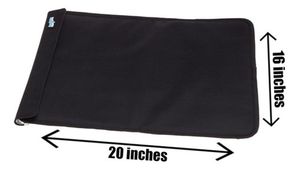 Alimentador De Buffet Negro Para Servir Frío, Tamaño 48cm X 1
