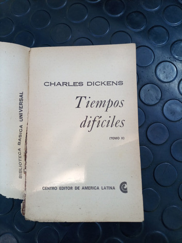 Tiempos Difíciles - Charles Dickens Tomo 2 0