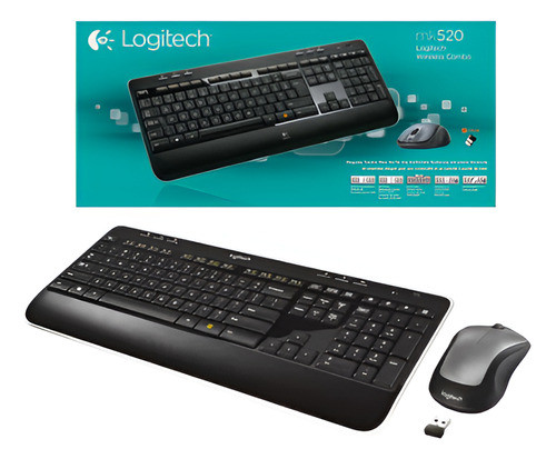 Combo Logitech Mk520 Teclado Y Mouse Inalámbrico 1
