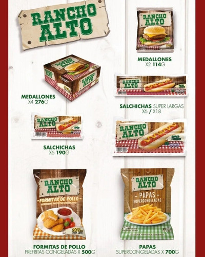 Papa Congelada Rancho Alto X2.5kg 0