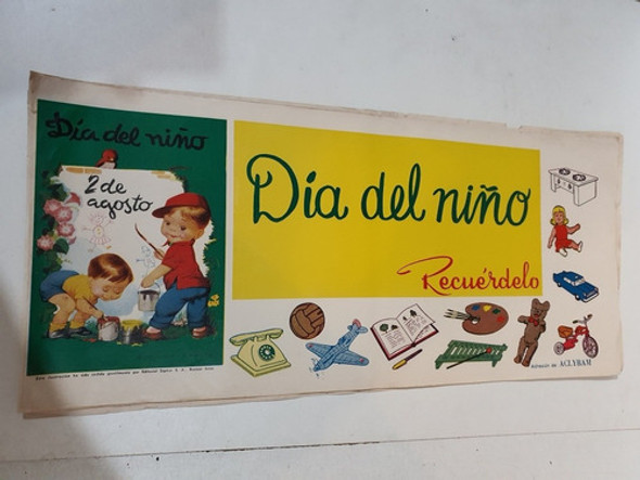 Antiguo Juguete- Publicidad Dia Del Niño De 1960- Cod109 0