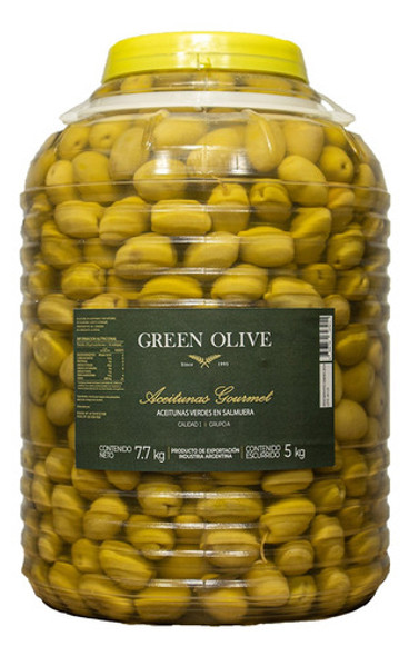 Aceitunas Verdes Condimentadas En Aceite 00 X5kg Esc. 0 Aceitunas Verdes Condimentadas En Aceite 00 X5kg Esc. 0