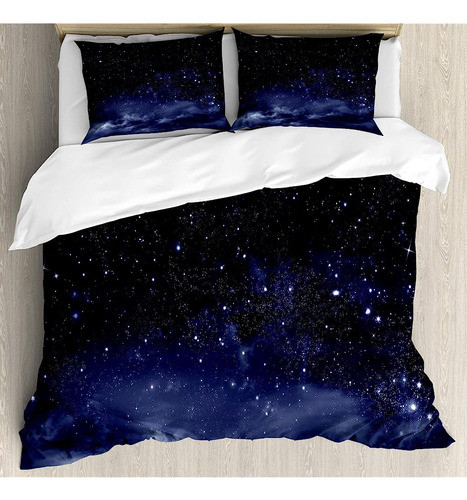 Ambesonne Night Duvet Cover Set, Vista Etérea De La Nebulosa 0