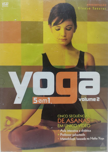 Dvd Yoga 5 Em 1 Volume 2 Glauco Tavares Otimo Estado 0