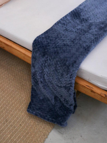 Frazada Flannel Jacquard Premium Super Soft Colores 150x200 0