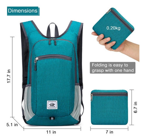 Mochila De Senderismo Mediana 15l Esup Ligera Azul 1