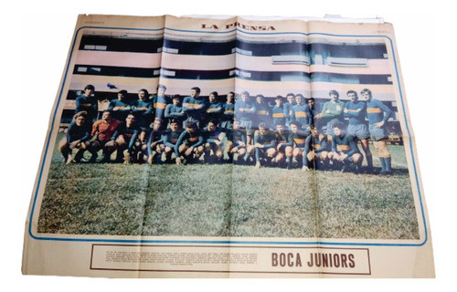 Boca Jrs Antiguo Poster La Prensa Año 1971 0